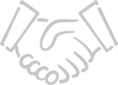 handshake icon representing service and fiduciary coverage